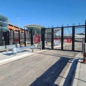 Folding Security Gates