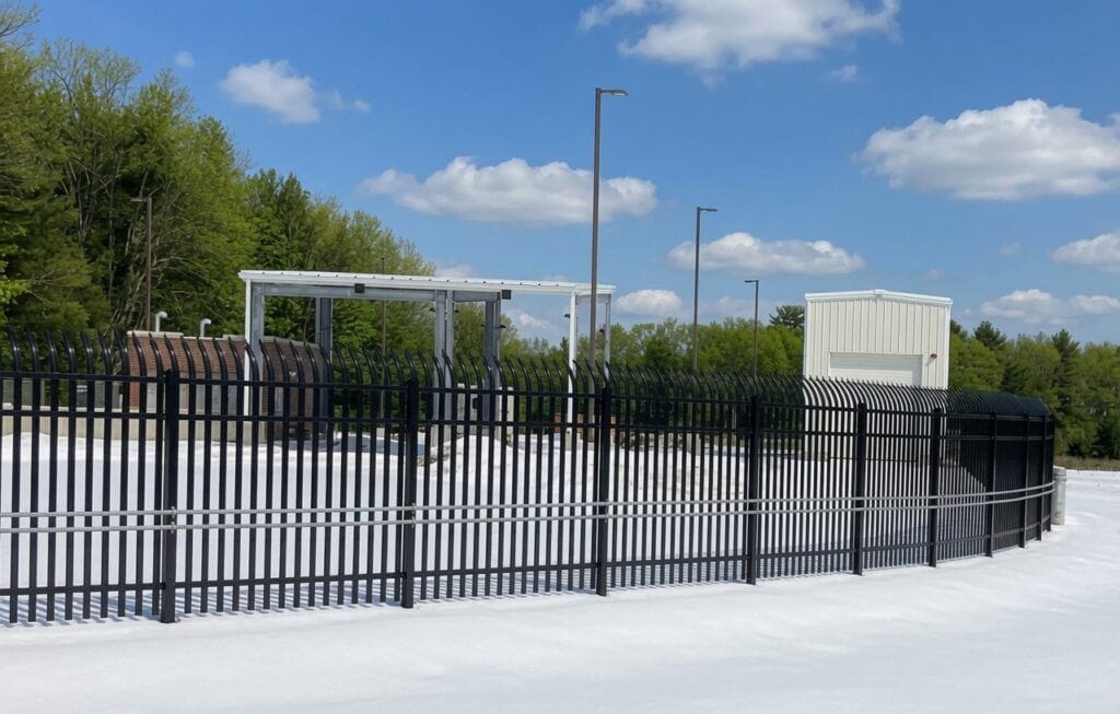 Outdoor with cable barrier