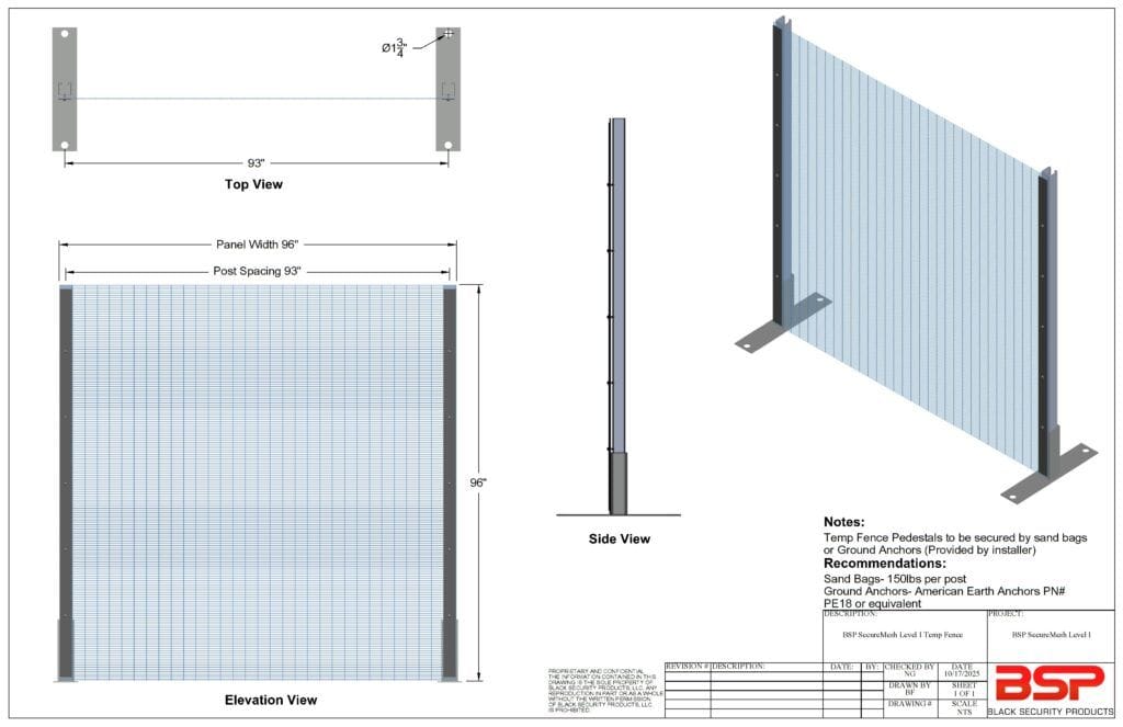 SecureMesh Temp Fence