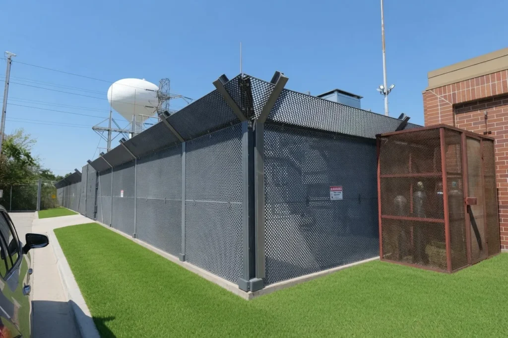 ENC Security Fence: Non Conductive FRP Fencing for Substations and Energized Yards