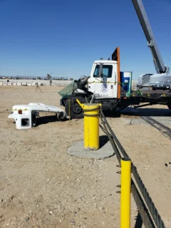 Passive Cable Barrier: Anti Ram Cable Barrier with DoD Listed Configurations gallery image